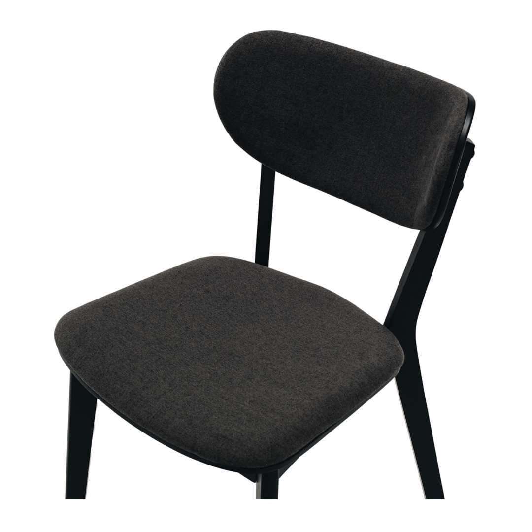 Zurich Chair (Black Oak) Dark Grey image 4